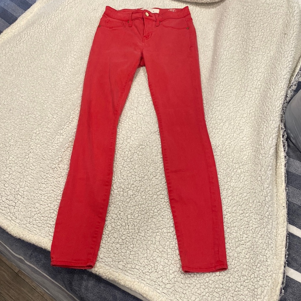 Marc by Marc Jacobs Red Skinny Jeans
